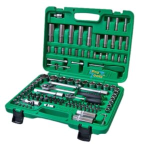 CAISSE 1/4 “et 1/2” DR. 97PCS (Plastique Vert) GCAI9701- TOPTUL