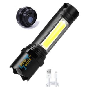 LA212 مصباح يدوي LED قابل لإعادة الشحن عبر USB – بيترو