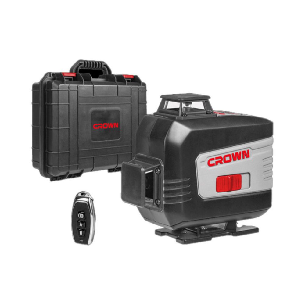 Niveau Laser 4×360° 4D 30m Avec Télécommande CT44091-R | CROWN