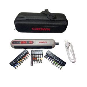 Visseuse Tournevis Electrique Rotative Sans Fil 3,6V Avec Torche CT22024 | CROWN